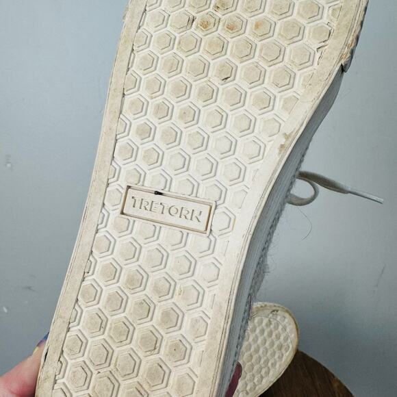 Tretorn White Tournament Sneaker Womens Size 8.5 - Picture 8 of 11